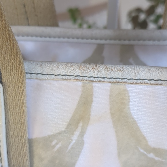 Coach Signature Logo Pubric & Leather Shoulder Bag/Purse - Picture 8 of 17